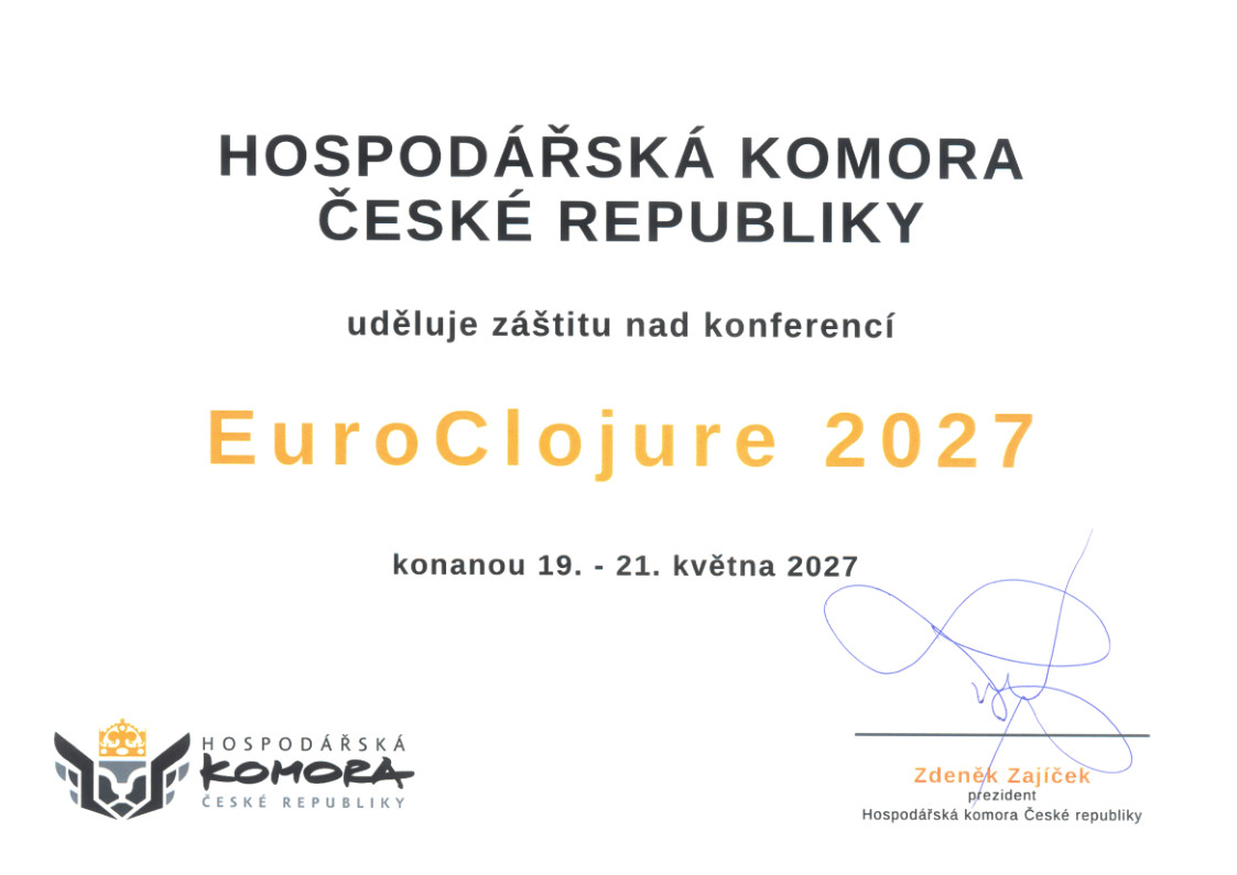 Distinguished auspices for EuroClojure 2027